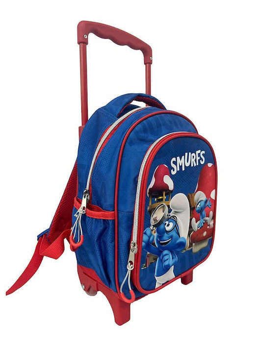 Gim Smurfs School Bag Trolley Kindergarten Smurfs 12Liters