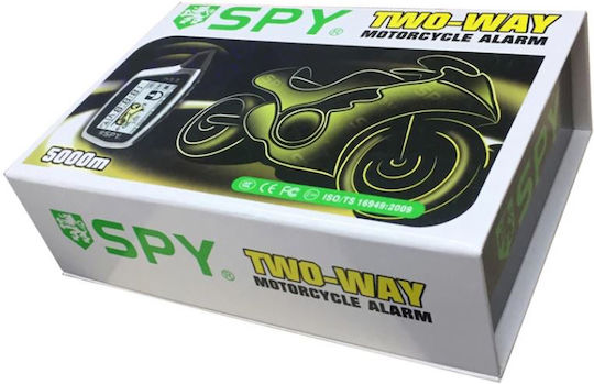 Spy 2-Way Remote Motorcycle Alarm