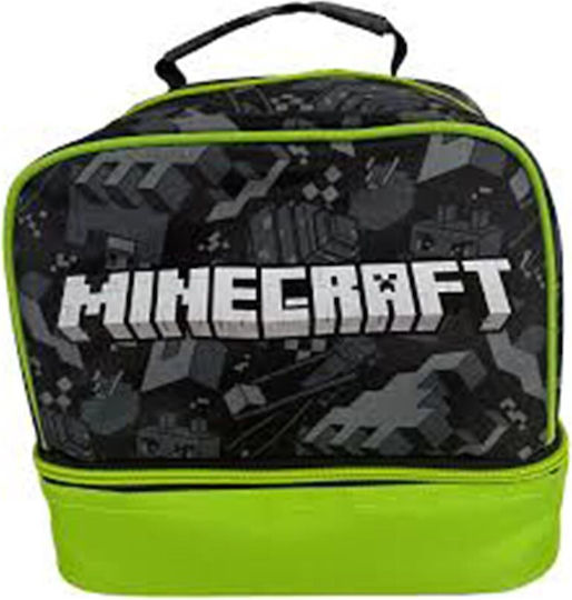 Gim Minecraft Camo Terra Σχολική Ισοθερμική Θήκη Φαγητού 4.5lt Πράσινη Minecraft 20x15x21cm