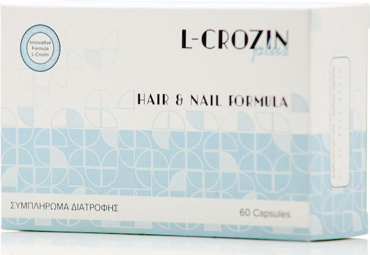 Dermageria L-Crozin Plus Hair Formula & Nail Formula Ειδικό Συμπλήρωμα Διατροφής 60 κάψουλες