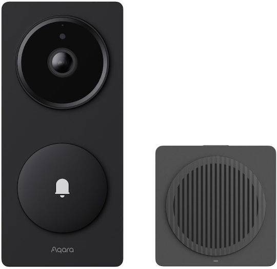 Aqara Wireless Doorbell Wi-Fi Compatible with Alexa Google Home and Apple HomeKit Black