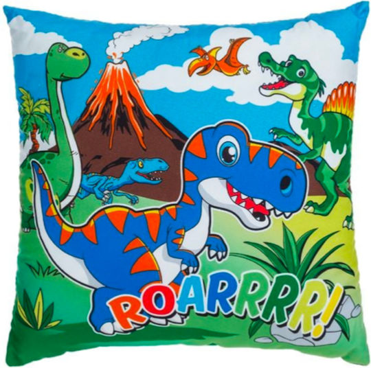 Pernă Decorativă Verde Dinozaur 30x30cm