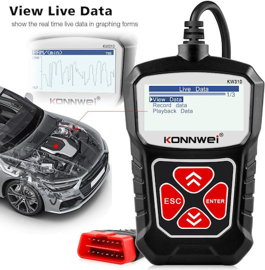 Konnwei Car Diagnostics Digital Tool OBD 2