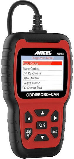Ancel Fahrzeugdiagnosewerkzeug Digital OBD 2 mit mit Kabel