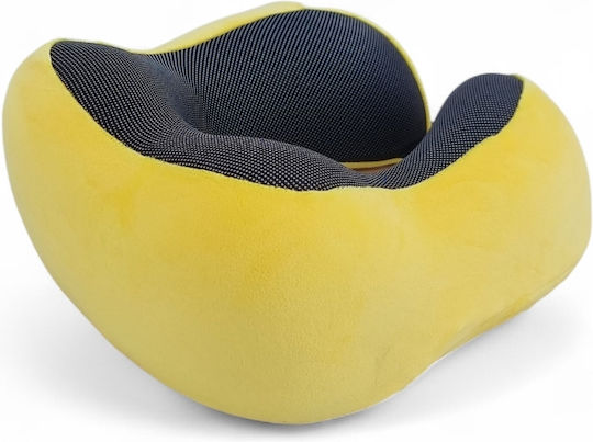 Mcan M-13 Memory Foam Travel Pillow Travel Set Pillow Yellow