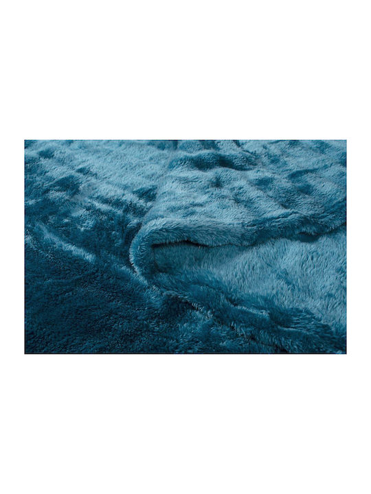 Dimcol Coral Κουβέρτα Fleece Υπέρδιπλη 220x240εκ.