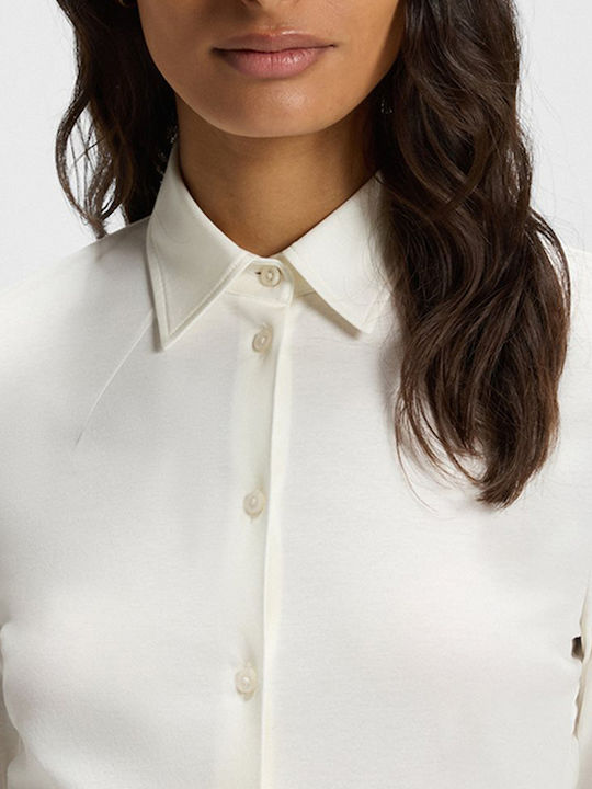 Women's Long Sleeve Shirt Ecru