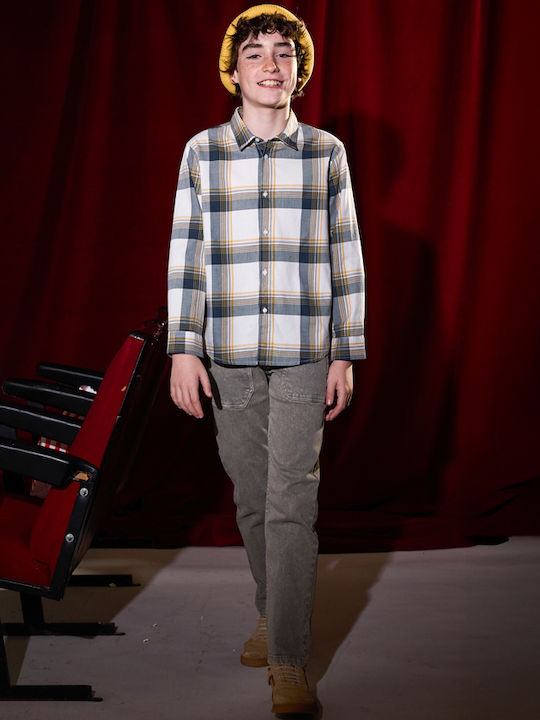 Mayoral Worker Kids' Jeans Trousers Stone