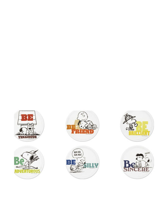 Excelsa Platou de Servire din Porțelan Peanuts Be: Brilliant cu Diametru 31buc 1buc