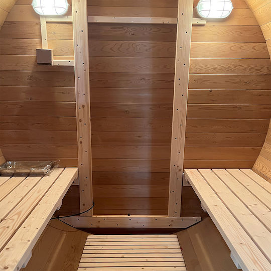 AMILA Σάουνα 2 Ατόμων Εξωτερικού Χώρου Μ150xΒ180xΥ180cm AMILA Σάουνα 2 Ατόμων Εξωτερικού Χώρου Μ150xΒ180xΥ180cm