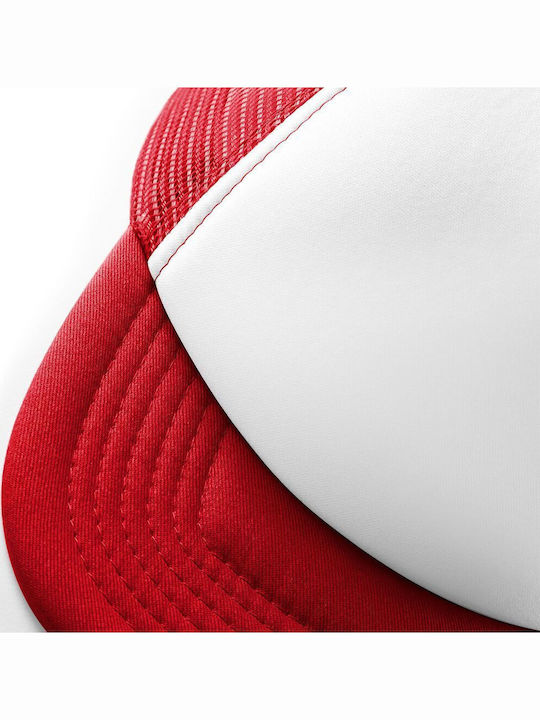 Rocky Balboa Καπέλο Ενηλίκων Soft Trucker Δίχτυ Red White Polyester Ενηλικων Unisex One Size
