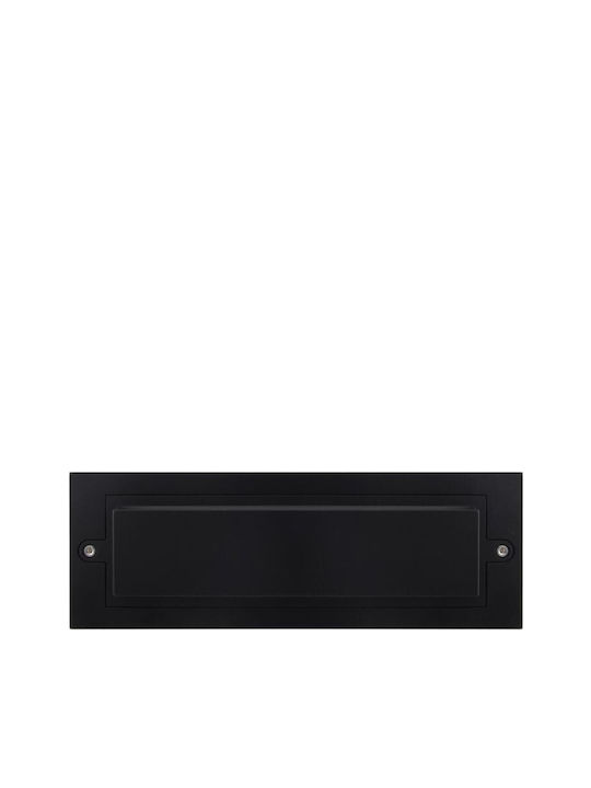Masterled Lumină de exterior montată pe perete LED IP65 6W cu Alb Natural Lumină 25.5x4.3x9εκ.