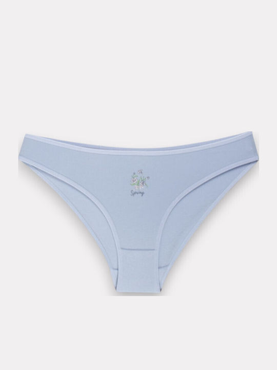 Damen Slip MultiPack Light Blue/White