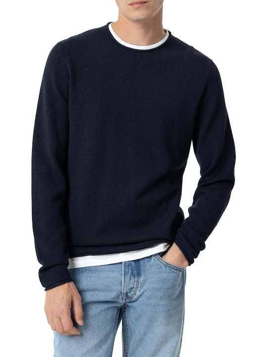 Long Sleeve Blue Blouse