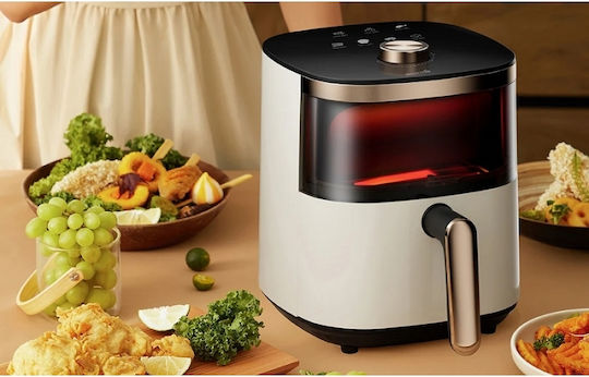 Deerma Air Fryer με Wi-Fi 3lt Μπεζ DEM-KZ30W