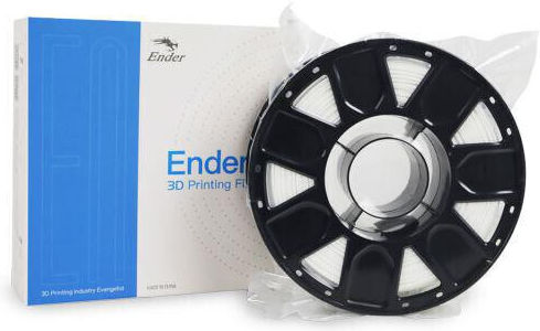 Creality3D PLA 3D Printer Filament 1.75mm Λευκό 1kg 1τμχ (Spool)