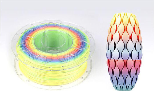 Creality3D PLA Филамент За 3D Принтер 1.75mm Rainbow 1kg 1бр (Макарa)