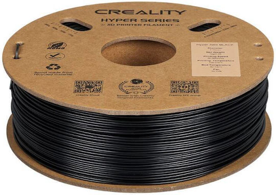 Creality3D Hyper ABS 3D Printer Filament 1.75mm Black 1kg 1pcs Spool