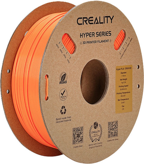 Creality3D HS-PLA 3D Printer Filament 1.75mm Orange 1kg 1pc Spool