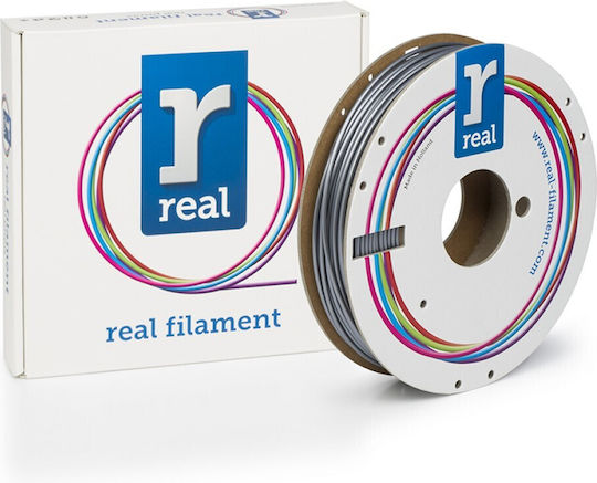 Real Filament PLA 3D Printer Filament 2.85mm Ασημί 0.5kg 1τμχ (Spool)