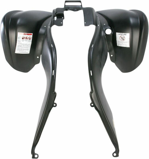 Maier Предно Крило на Мотоциклет Черен 1бр