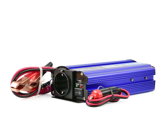Voltage Converter 24 V 230 V 300 W 600 W Geko G17011