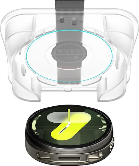 Spigen EZ Fit Закалено стъкло за Samsung Galaxy Watch 8 44mm, Spigen 2бр AGL09874
