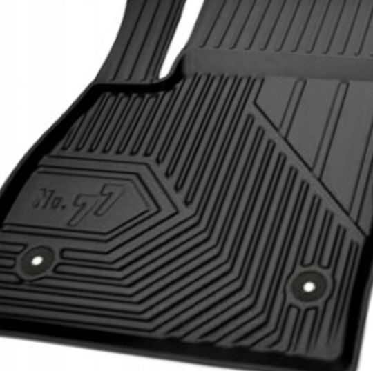 Frogum Set of Front and Rear Mats 4pcs Tray Type for Opel Zafira 2012-2019 Black