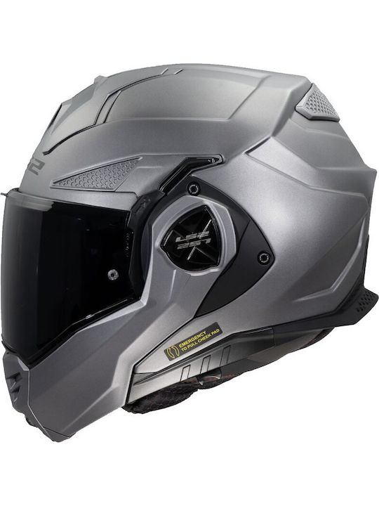 LS2 Ff901 Advant X Flip-Up ECE 22.06 Solid Matt Titanium