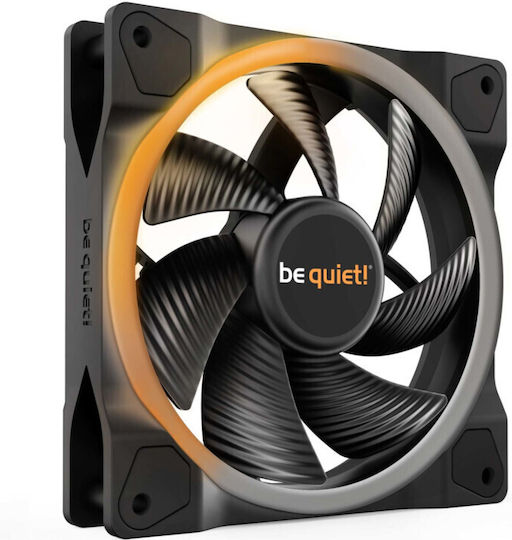 Be Quiet Light Wings Обратен Перка Вентилатор За Кутия 140мм (1300об/мин / 51.4cfm) с ARGB Осветление и Свързване 4-изводна ШИМ