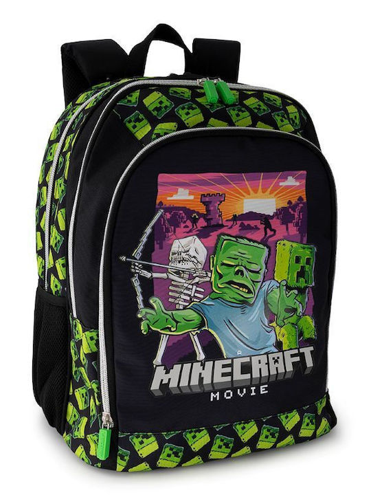 Minecraft Ученическа Раница Пъстра