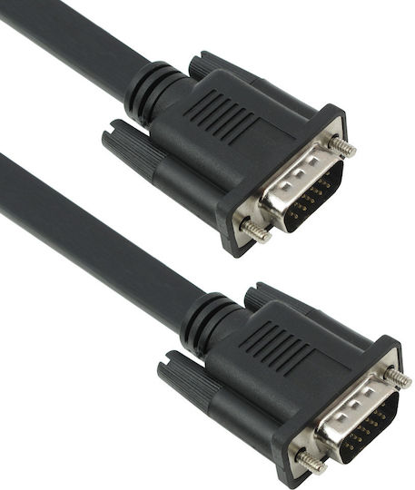 Cablu VGA - VGA Negru 3m (18141)