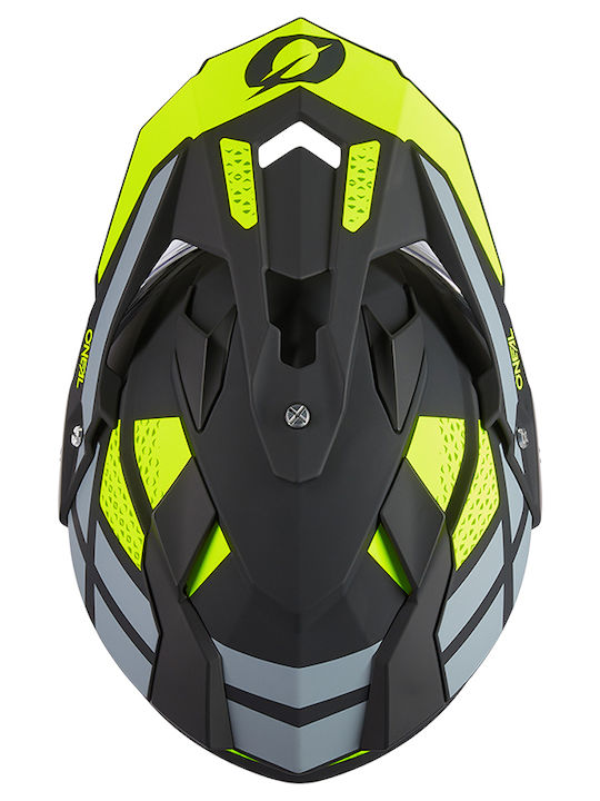 O'Neal Sierra R V.24 On-Off cu Sun Visor DOT / ECE 22.06 Fluo Yellow / Black / Grey