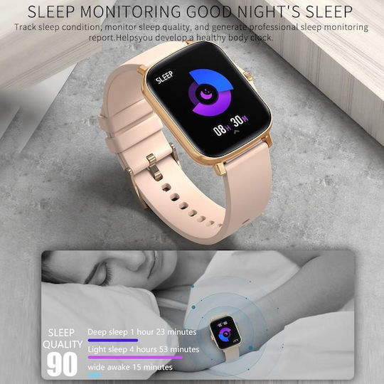 YFIT Aluminiu Smartwatch (Negru)