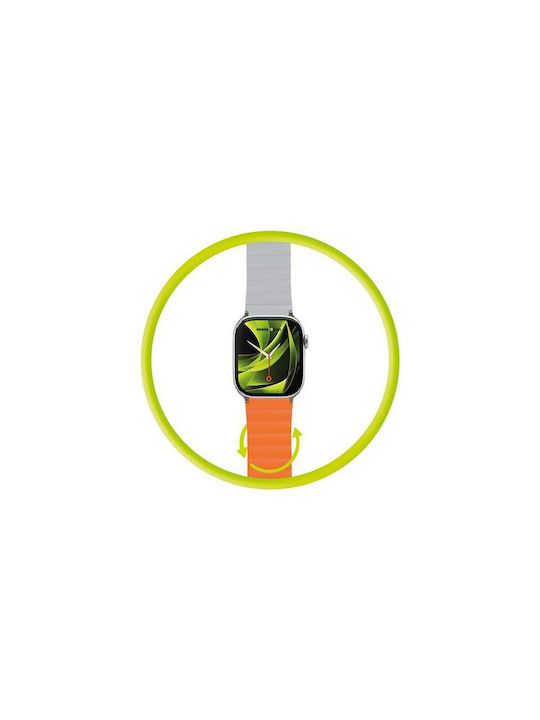 Mobile Origin Strap Silicone Orange (Apple Watch 49mm, 46mm, 45mm, 44mm - Apple)