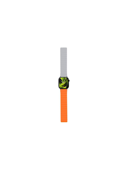 Mobile Origin Strap Silicone Orange (Apple Watch 49mm, 46mm, 45mm, 44mm - Apple)