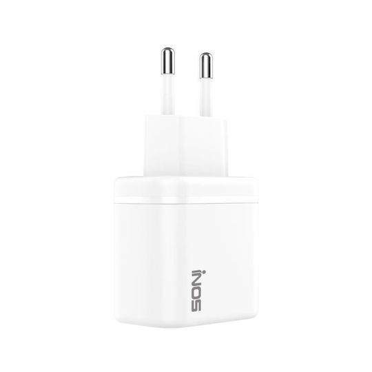 iNOS Charger Without Cable GaN with USB-C Port 35W Power Delivery / Quick Charge 3.0 Whites (A119)