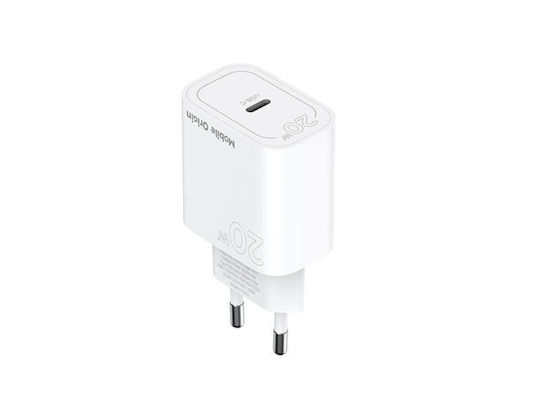 Mobile Origin Φορτιστής Χωρίς Καλώδιο με Θύρα USB-C 20W Power Delivery Λευκός (MO11)
