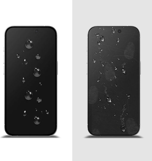 Ringke Privatsphäre Vollflächig gehärtetes Glas (iPhone 15 Pro)