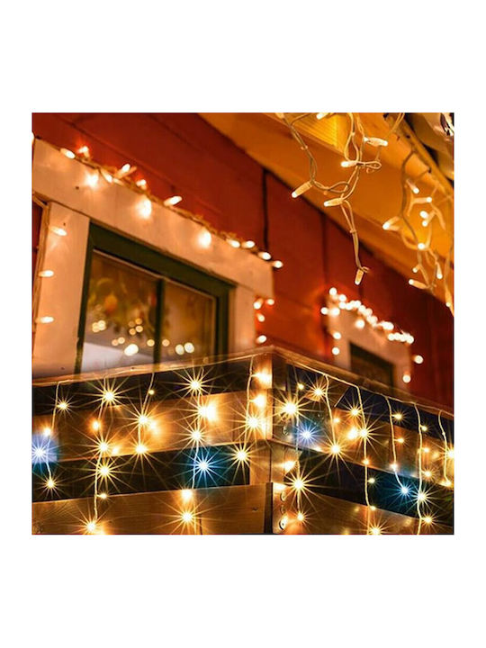 200 Lights LED 5m. Warm White type Curtain 1pcs