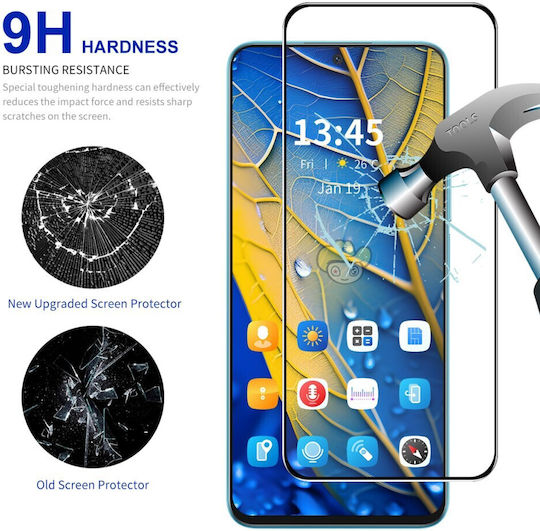 Enkay Easy Install Full Glue Tempered Glass Samsung Galaxy A36 5g A56 5g Black
