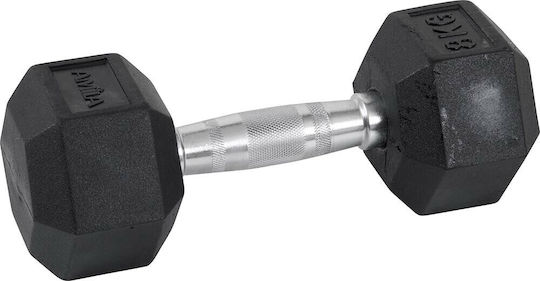 AMILA Dumbbell Hexagon Rubber 1 x 10kg