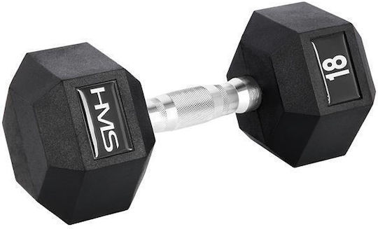 HMS Hex Pro Барбели Шестоъгълник Ластичен 1 x 18кг