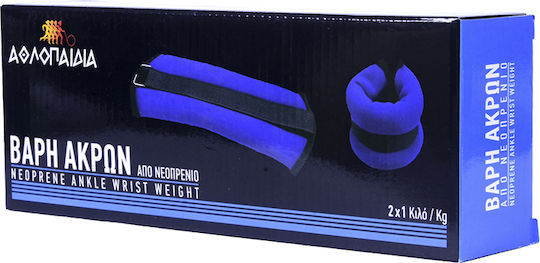 Αθλοπαιδιά Βαράκια Άκρων 2 x 1kg