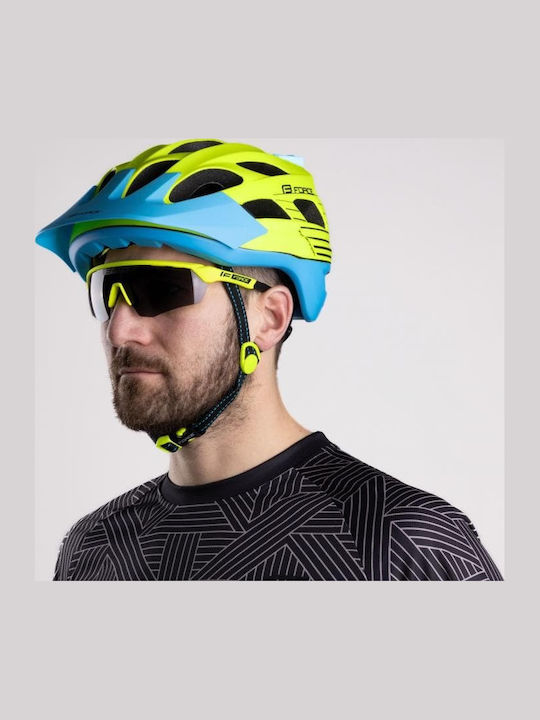 Force Raptor Bicycle Helmet Mountain Green
