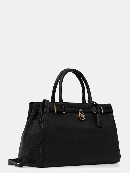 Tommy Hilfiger Crossbody Γυναικεία Τσάντα Δερμάτινη