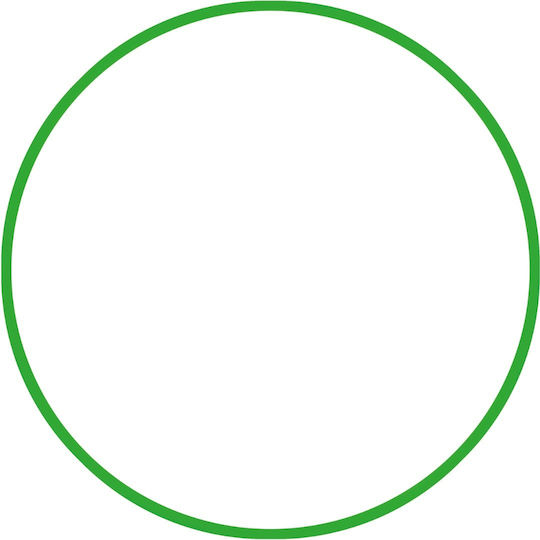 AMILA Green Rhythmic Gymnastics Hoop Ø60cm 155gr