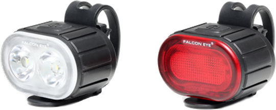 Falcon Rechargeable Bicycle Lights Set