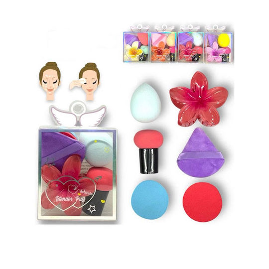 Professional Set with Makeup Sponges for Foundation Make-up 5pcs