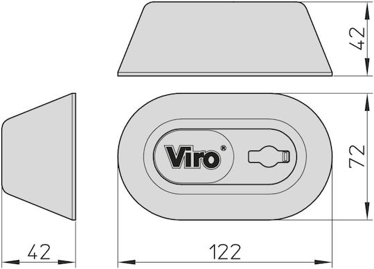 Viro Lock Compact Încuietoare De Siguranță Pentru Uși Van Camioane